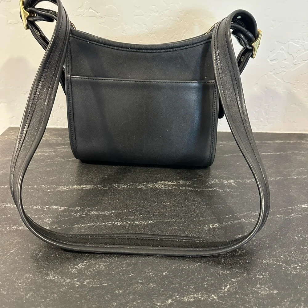 Coach | Bags | Vintage Coach Small Legacy Zip Purse Black Leather